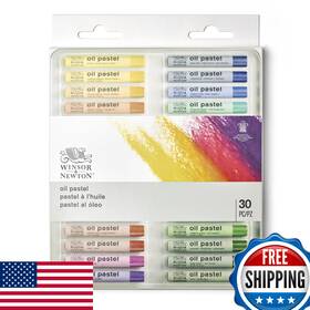 B0978p437w Winsor & Newton And Professional Oil Pastels Set Of 30