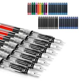 2022109 Wonwood Direct Calligraphy Set 7 Pcs Fountain Pen With Different Replaceable Nib ... Fast Ship