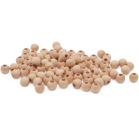 Mf-bdb-38-532-p200 Woodpeckers Unfinished Wooden Ball Beads 3/8 Inch Diameter 5/32 Hole