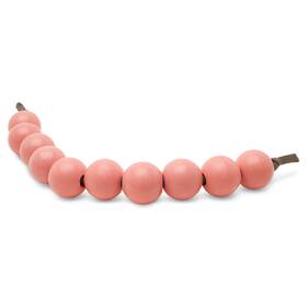 Mf-bdbp-12-p50 Woodpeckers Pink Wooden Beads 1/2 Inch 3mm Hole Round For Crafts And Jewelry