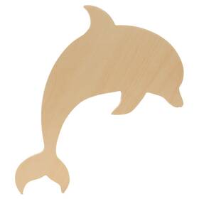 Mf-codlph-18-p2 Woodpeckers Unfinished Wooden Dolphin Cutout 18 Inch For Summer Decor And Crafts