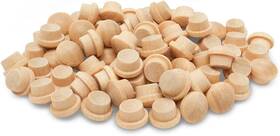 Mqq-4yi-vh0 Woodpeckers Wood Hole Plugs 1/4 Inch Pack Of 100 Maple Button Top For Screw