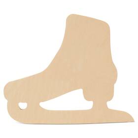 Smf-cois-12 Woodpeckers Unfinished Wooden Ice Skate Cutout 12 Inch X 10 Diy Christmas Decor