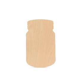 Smf-comj-14-14 Woodpeckers Wooden Mason Jar Cutout 14 Inch Diy Sign For Rustic/country Decor