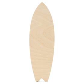 Smf-cosfb-36 Woodpeckers Surfboard Cutout 36 Inch Unfinished Wood Nautical Cutouts For Crafts