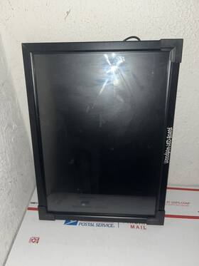 Woodsam 710465592032 Led Drawing Painting Board - 12 Inch X16 Erasable Non Porous Glass Only