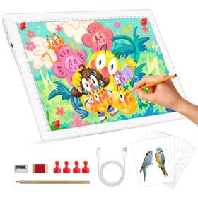 Ws-0001 Wsenlight Rechargeable A4 Light Box For Tracing Magnetic Pad Drawing Wirel