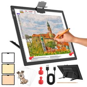 Ws-010 Wsenlight Rechargeable A3 Light Pad For Diamond Painting Wireless Box Tracing