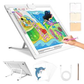 Ws-011 Wsenlight Rechargeable A3 Light Pad For Diamond Painting Wireless Box Tracing