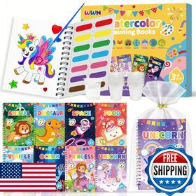 B0fmdxdsqj Wwn 48 Water Coloring Books Party Favors Bulk Mini Kids Birthday Favor Goodie Bag
