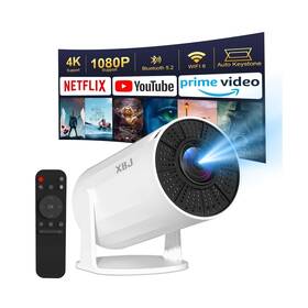 Lxptwa003 Xbj Mini Projector With Wifi And Bluetooth 1080p Portable Outdoor Movie Projecto