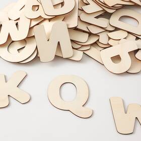 Hq-30 Xhqsulsclac 98 Pcs Wooden Letters 4 In Crafts Unfinished Small Wood Letter