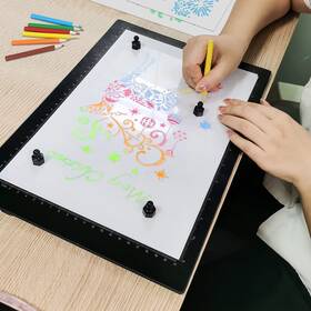 Xiaostar 616967884128 Light Box Drawing Pad A4 Tracing Board With Type-c Charge Cable And Brightne