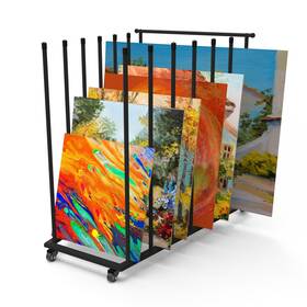 Xstermism 768523207381 Art Storage Rack Canvas For Large Canvases Up To 57 Inches Print