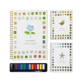 Xzgtand 762284795880 Watercolor Painting Kit - 12 Colors Animal Theme
