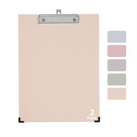 Cb-cs-mld-o-2p Y Yoma 2 Pack Colored Cardboard Clipboard With Low Profile Clip Standard A4 L