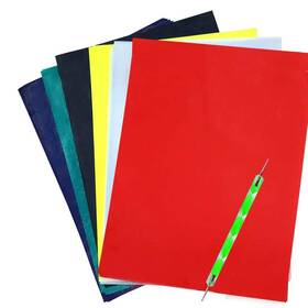 As007-c-us Yesallwas 50 Sheets A4 Multicolor Carbon Transfer Paper Tracing For Wo
