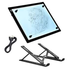 11ldb001-14in Yescom A4 14 Inch Light Pad Diamond Painting Board Box For Tracing Led