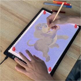 Hk-002 Yingwond A4 Magnetic Light Pad Ultra-thin Tracing Box Adjustable Brightness Diam