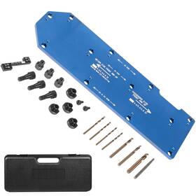 71600 Ymt Manifold Drill Template Kit Fits For Ford 4.6l 5.4l 6.8l V10 2 Valv