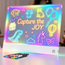 Yonhan 445022145118 16 Inch Led Drawing Board For Kids Rechargeable Portable Doodle Glow Note