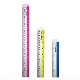 Yosogo 789330255044 Set Of 3 Aluminum Rulers 6 Inch 8 12 In And Cm Scale W