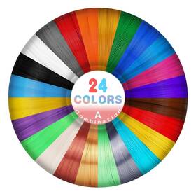 Yousu 710917169782 24 Colors 3d Pen Pla Filament Refill Each Color 10 Feet Total 240feet