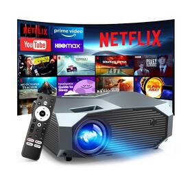 Dp03-l Yowhick Netflix Officially/1000 Ansi Smart Projector With Wifi 6 And Bluetooth 5.3