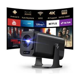 600ansi Yqhs Yqhs-v1 Mini Projector With Wifi And Bluetooth Native 1080p 4k Support Smart