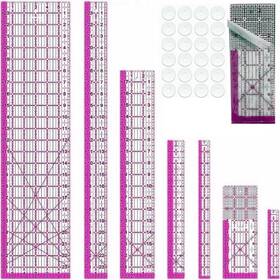 Fhc-qr24 Zicalso Quilting Rulers 7 Sewing Templates 6 Inch X24 2 3 X18 X8