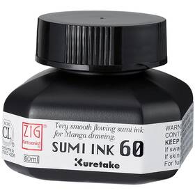 277024 Zig Sumi Pen Ink 60ml Black
