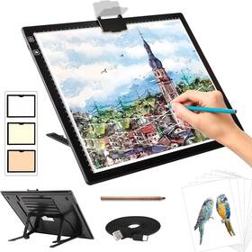 Zocelight 445044548560 Rechargeable A3 Light Pad For Diamond Painting Tracing Box With Stand And