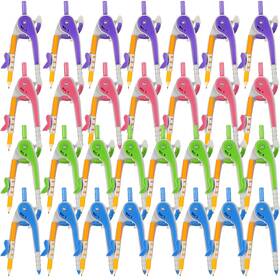 B0c5392f71 Zonon 30 Pcs Student Math Geometry Compass Tool Set Bulk 6 Inch Bright