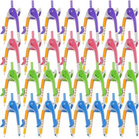 B0f6v72s9j Zonon 100 Pcs Student Math Geometry Compass Tool Classroom Set Bulk 6 Inch Brigh