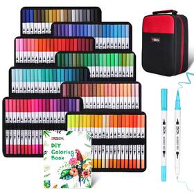 Zscm-001 Zscm Quality Decides The Future 32 Colors Duo Tip Brush Markers Art Pen Set Artist Fine And C