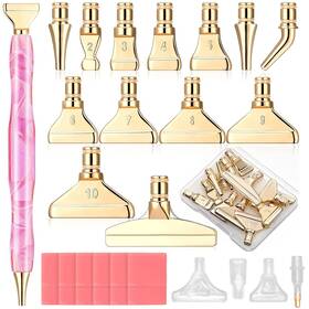 Sg-hg011 Zynery 30 Pcs Diamond Painting Pens Kit 13 Stainless Steel Tip For Diamo