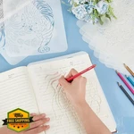 Fingerinspire 12 Pcs Wildlife Animal Stencils 8.3X11.7 Painting Decor. Fixed Price $20.00.