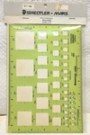 New Staedtler - Mars Square No. 977 104 Professional Template Nos. Fixed Price $7.99.