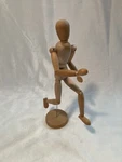 Ikea Gestalta Artist Posable Jointed Figure Sketch Model Natural Wood 13. Fixed Price $5.95.