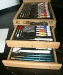 R&l 104-PIECE All Media Easel Art Set Royal Langnickel-new In Box Free Ship. Fixed Price $81.99.