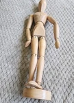 Wooden Artist's Movable 12" Model. Fixed Price $10.00.
