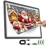 Toheto Rechargeable A4 Light Pad For Diamond Painting, Without Bag, Black. Fixed Price $49.34.