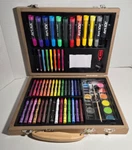 101 Budding Artist Creative Set Wooden Case Aliens & Spaceships. Fixed Price $12.98.