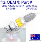 Diesel Fuel Shut Off Flame Out Solenoid Cummins Perkins Woodward Yanmar CP-U0120. Fixed Price $102.58.