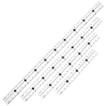 Olycraft 4PCS Acrylic Grid Ruler 4/6/8/10 Inch Quilting Template Rule.... Fixed Price $14.44.
