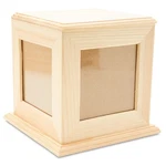 Wooden Photo Cube 5- ", Keepsake Box With Frames For Crafts/decor Woodpeckers. Fixed Price $77.84.