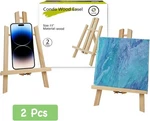 2 Pack Conda 11 Inch Wooden Tabletop Easel Stand, A-frame, Art, Phone Display. Fixed Price $10.00.