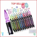 Akuble Glitter Markers Outline Pens Metallic, 24 Self Outlining Adu. Fixed Price $14.69.
