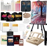 Large Deluxe Artist Painting Set, 141-PIECE Professional Supplies Kit. Fixed Price $149.34.