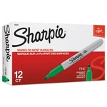 Sharpie 30004 Fine Bullet Tip Permanent Marker, Green, Dozen. Fixed Price $22.00.